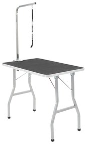 vidaXL Mesa de aliciamento com um laço ajustável, p/ cão, gato