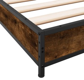 Estrutura cama 120x190 cm derivados de madeira/metal