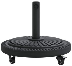 Base para Parasol vidaXL com Rodas para Postes de Ø38-48 mm 13 kg Redo