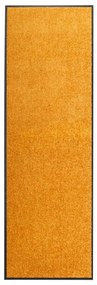 323453 vidaXL Tapete de porta lavável 60x180 cm laranja