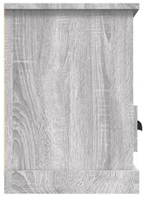 Móvel de TV 100x35x50 cm derivados de madeira cinzento sonoma