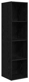 Conjunto de móvel de TV 2 pcs Preto 37 x 37 x 142.5 cm