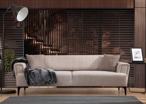 Sofá-cama de 3 Lugares Hamlet – Bege – 230 cm x 95 cm x 77 cm