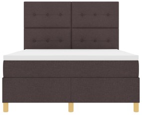 Cama Box com Colchão Castanha 160x200 cm Tecido