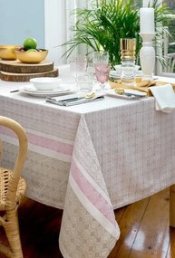 DeVilla - Toalhas de mesa rectangulares: Rosa Toalha de mesa 170x250 cm