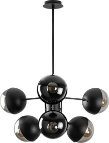 Chandelier Karsor – Preto – 64 x 64 cm