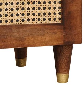Conjunto de Aparador 2 pcs Castanho 60 x 33.5 x 75 cm