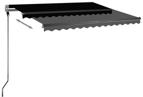 Toldo automático independente 350x250 cm antracite
