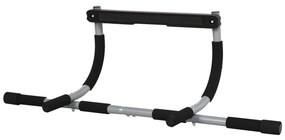 Barra de Elevação para Porta Barra de Pull Up para Exercícios de Treino em Casa Carga Máxima 110 kg 92x40x17 cm Preto