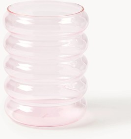 Copos altos em vidro borossilicato artesanais Bubbly, conjunto de 4