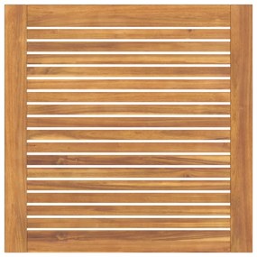3 pcs conjunto de jantar para jardim madeira de acácia maciça