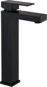 Mexen Cube torneira alta para lavatório, preta - 72910-70