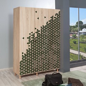 Roupeiro Mode – Carvalho Sonoma – 135x192x52 cm