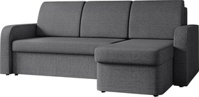 Sofá de canto Rome 106, Cama com arrumação, 210x153x85cm, 104.3 kg, Pernas: Plástico