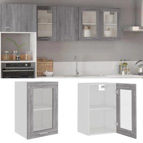 vidaXL Armário suspenso “Lyon” 40x31x60 cm cinzento sonoma