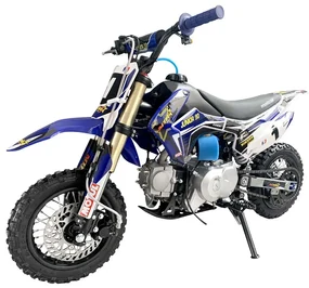 MINI MOTO INFANTIL GASOLINA 50 CC MTR MINICROSS XZR AZUL C/ LIMITADOR 