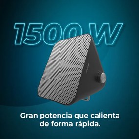 Aquecedor de mesa em cerâmica com 1500 W ReadyWarm 1500 Max Ceramic Design Black Preto