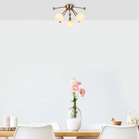 Candeeiro de Teto Roze – Vintage – 40 x 40 x 23 cm