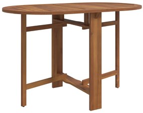 5 pcs conjunto jantar dobrável p/ exterior acácia maciça
