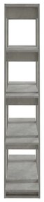 Estante/divisória 100x30x160 cm cor cinzento cimento