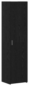 Aparador Carvalho Preto 45x42.5x185 cm Madeira Engenheirada