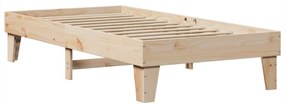 Cama sem colchão 90x190 cm madeira de pinho maciça