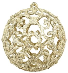 Conjunto de bolas de natal 100 pcs 3/4/6 cm dourado