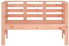 Banco de jardim 111,5x53x71 cm madeira de douglas maciça