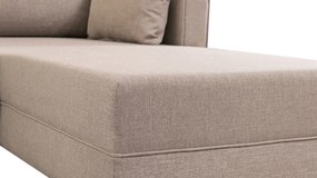 Sofá de Canto Bella – Creme – 275 cm x 85 cm x 165 cm