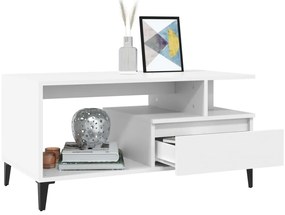Mesa de centro 90x49x45 cm derivados de madeira branco
