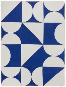 Manta com padrão geométrico Tul