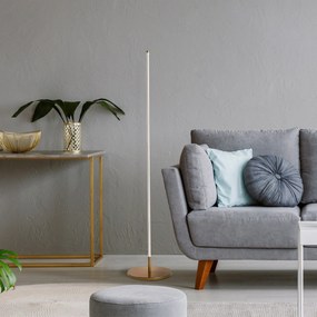 Candeeiro de Pé Only – Dourado – Diâmetro 30 cm x Altura 153 cm
