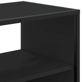 Móvel para TV 60x31x39,5 cm derivados de madeira/metal preto
