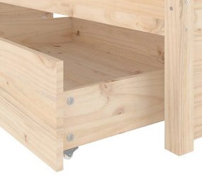 Estrutura de cama com gavetas 160x200 cm