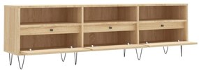 Móvel de TV 150x30x44,5 cm derivados de madeira carvalho sonoma