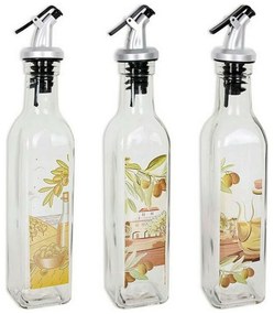 Galheteiro 250 ml Vidro Tampa dosificadora 4,8 x 4,8 x 24,5 cm