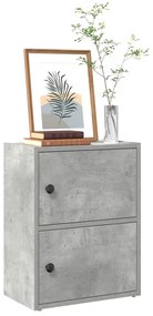 Estante 40x24x52 cm derivados de madeira cinzento cimento