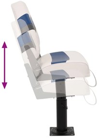 4 pcs conjunto assento de barco dobrável com encosto alto