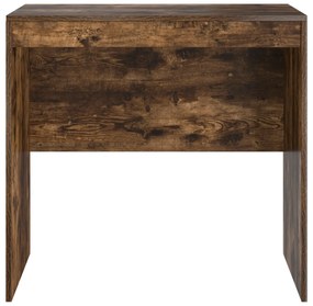 Mesa Carvalho Fumado 80x50x76 cm Madeira Engenharia