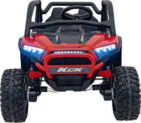 Buggy elétrico para Crianças 24V, 4x4  Buggy 4x4 KCK Rodas de espuma EVA Vermelho
