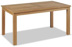 43253 vidaXL Mesa de centro em teca 90x50x45 cm