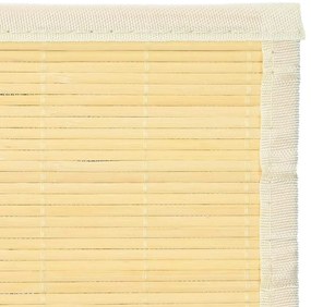 Tapete de bambu 100x160 cm natural