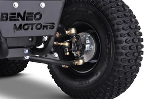 Moto 4 gasolina crianças Motors WARRIOR 125cc Azul