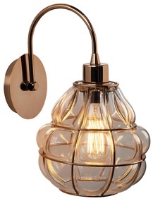 Candeeiro de Parede Safderun - Cobre - 23 x 27 x 30 cm