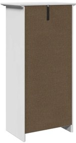 Armário de casa de banho BODO 44x30x90 cm branco