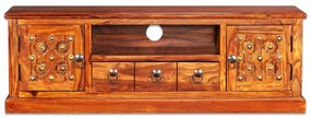 Móvel de TV madeira acácia maciça 120x30x40 cm