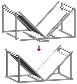Suporte para lenha aço laminado a frio verde azeitona