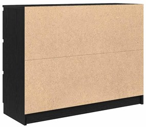 Aparador 100x35x76 cm derivados de madeira carvalho preto