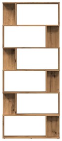 Estante 80x24x192 cm derivados de madeira carvalho artisiano