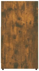 Armário de casa de banho 60x33x60 cm madeira carvalho fumado